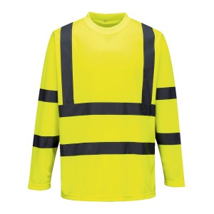 T-SHIRT M/COMP AMARELO ALTA VISIB S178